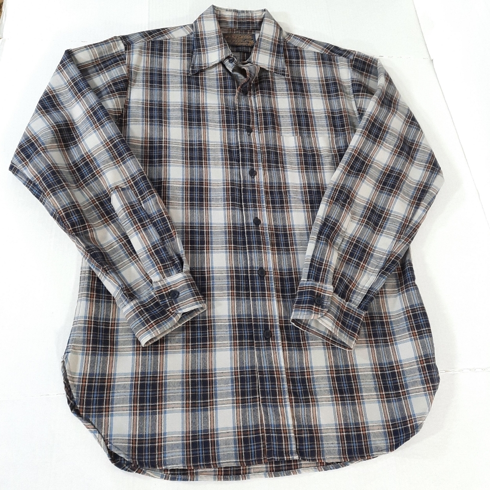 VTG Pendleton Virgin Wool Long Sleeve Plaid Shirt